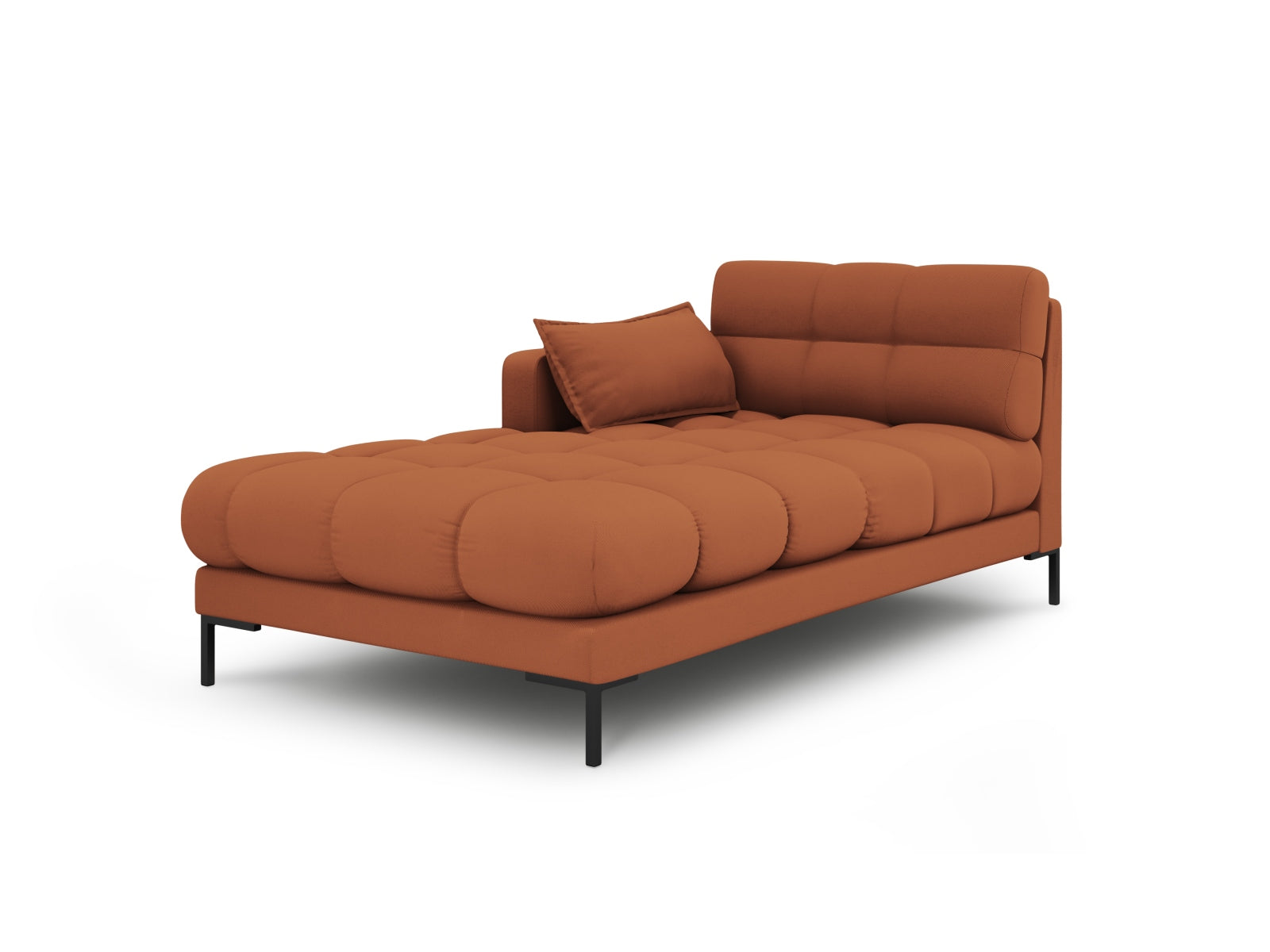Mamaia Sofa Chaise Lounge links 1 Sitz in Brick/Schwarz präsentiert im Onlineshop von KAQTU Design AG. L-Sofa links ist von Micadoni