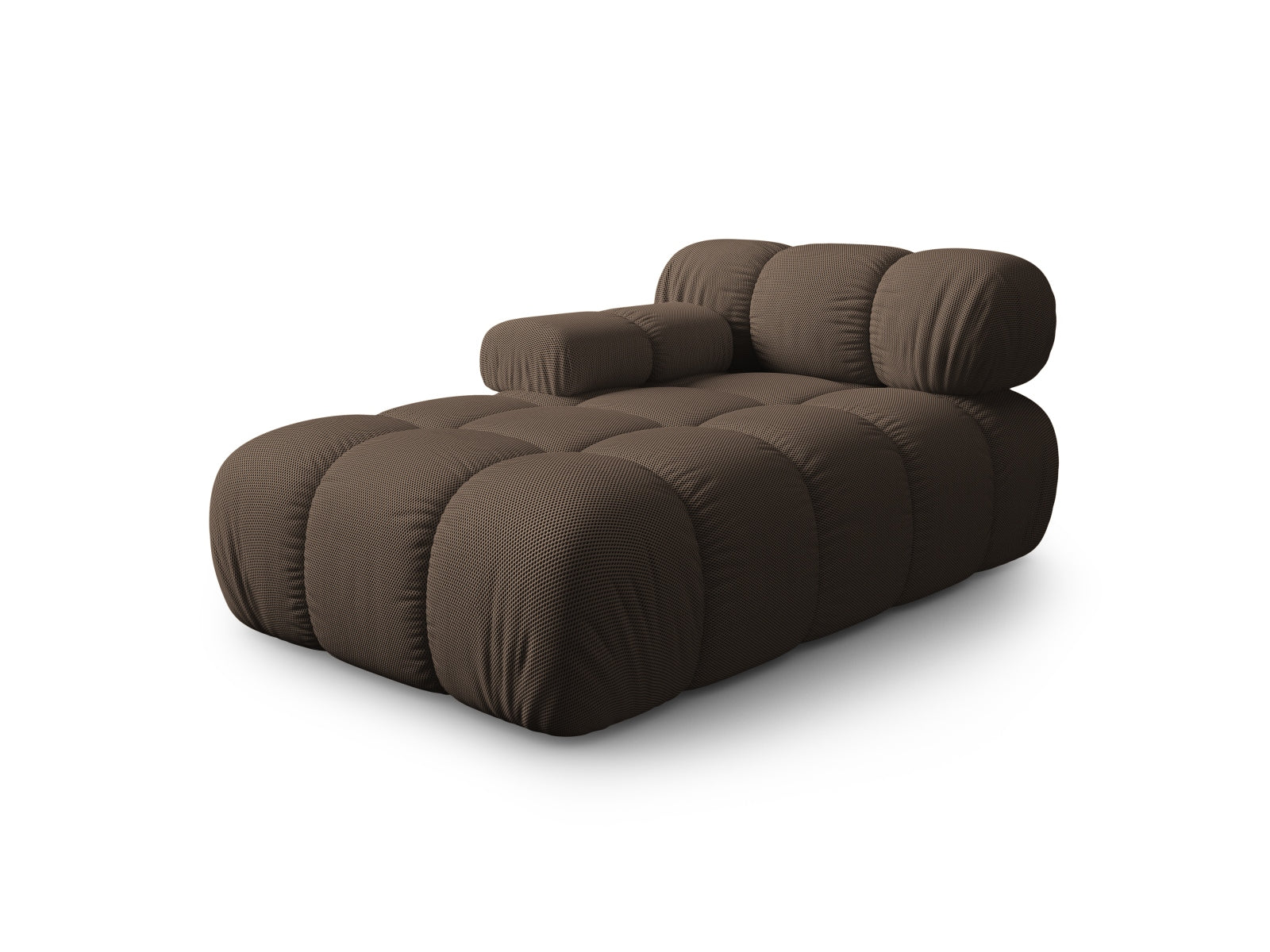 Elegantes Bellis Sofa Chaise Lounge links mit 1 Sitz und 94 cm Breite in stilvollem Brown-Sonic, ideal für moderne Wohnräume.
