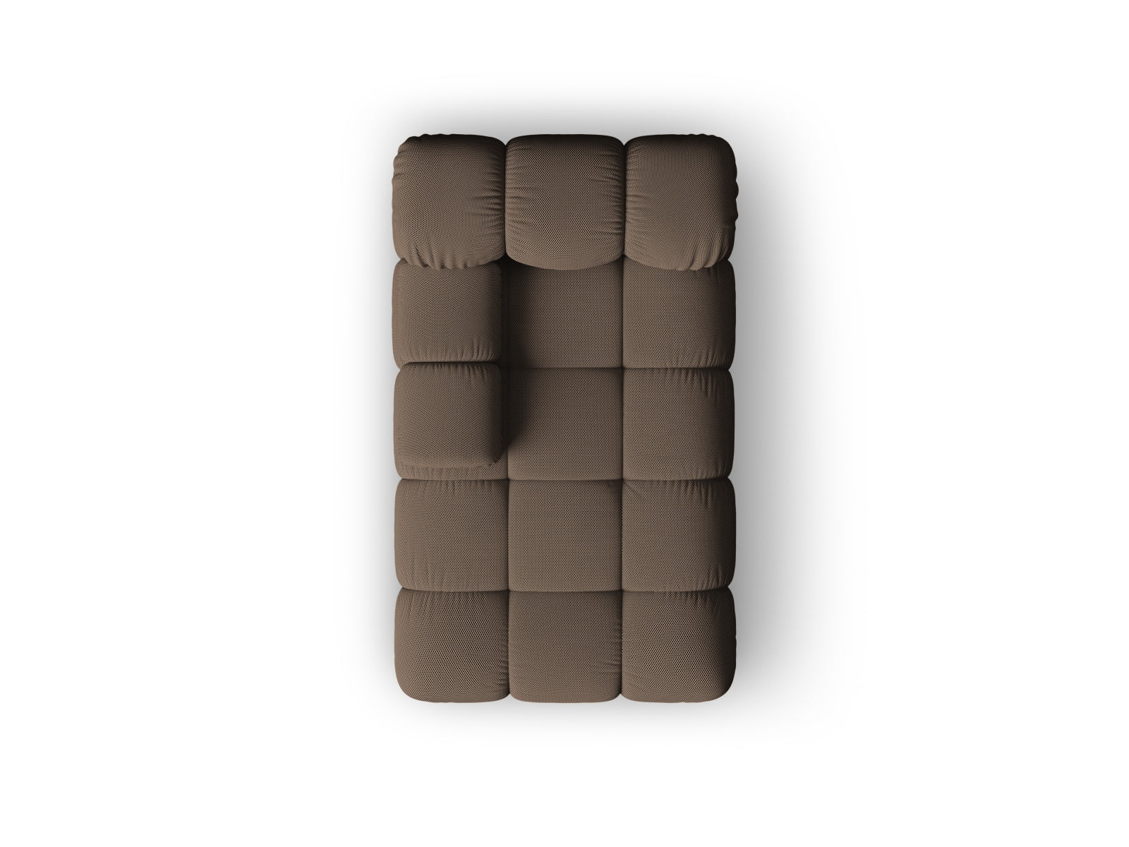 Stilvolles Bellis Sofa Chaise Lounge links mit 1 Sitz, 94 cm breit, in edlem Brown-Sonic, perfekt für zeitgemäße Inneneinrichtungen.