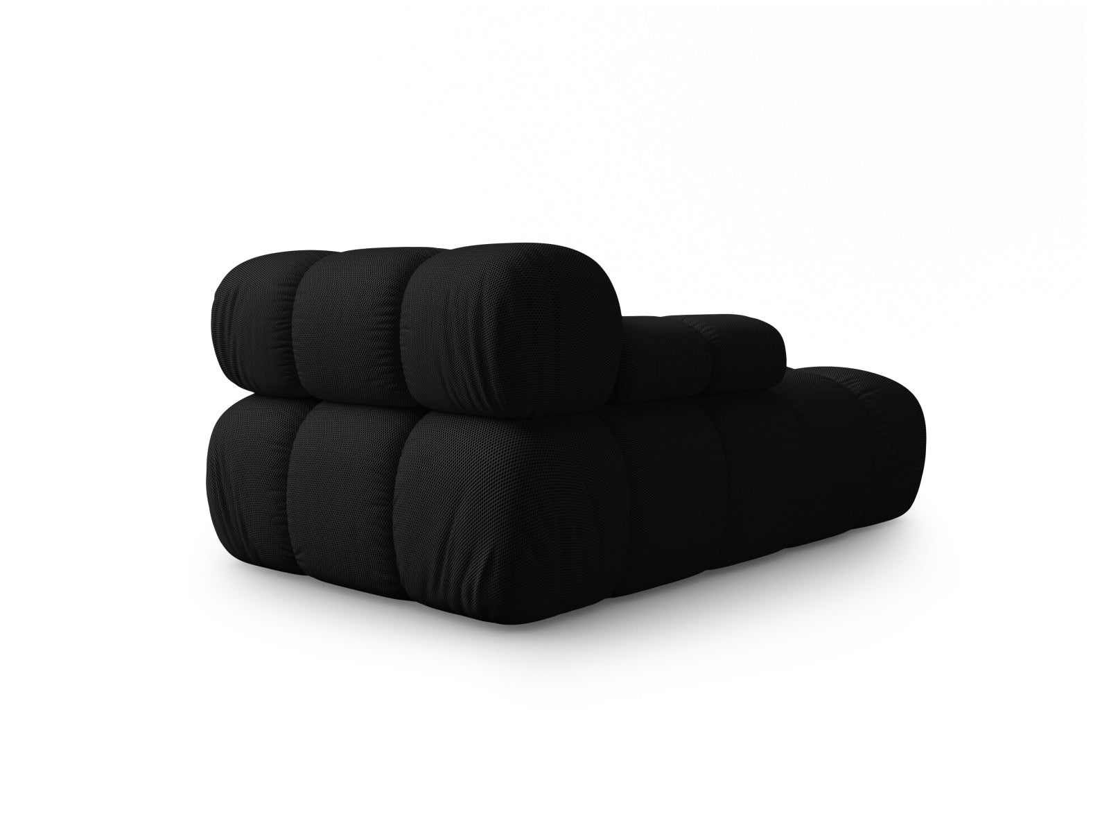 Elegantes Bellis Chaise Lounge Sofa links mit 1 Sitz und 94 cm in modernem Black-Sonic, ideal für stilvolle Wohnräume.