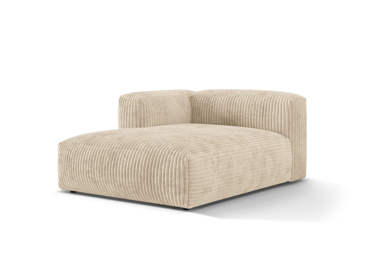 Martina Sofa Chaise Lounge links 1 Sitz in Light Beige-Tilia präsentiert im Onlineshop von KAQTU Design AG. L-Sofa links ist von Micadoni