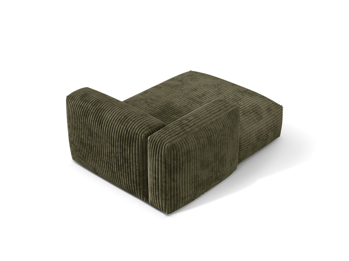 Martina Sofa Chaise Lounge links 1 Sitz in Moss Green-Tilia präsentiert im Onlineshop von KAQTU Design AG. L-Sofa links ist von Micadoni