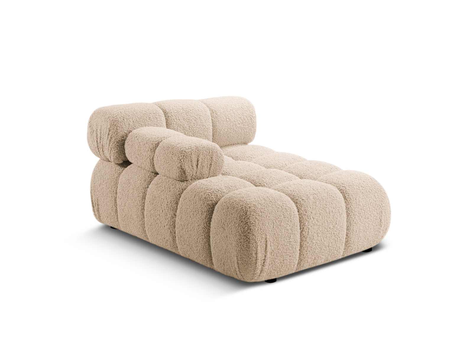Stilvolles Bellis Sofa Chaise Lounge links mit 1 Sitz, 94 cm breit, in Sand-Rolf, perfekt für moderne Wohnkonzepte.