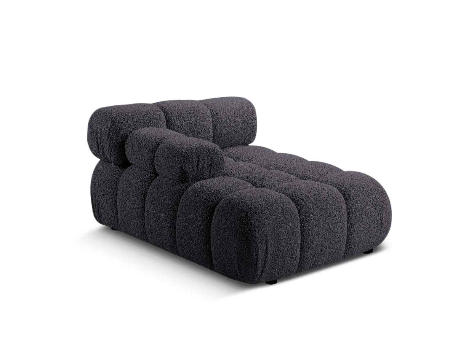 Modernes Bellis Sofa Chaise Lounge links mit 1 Sitz und 94 cm in Graphit, perfekt für gemütliche Ecken und stilvolle Einrichtung. Hochwertige Qualität von Micadoni.