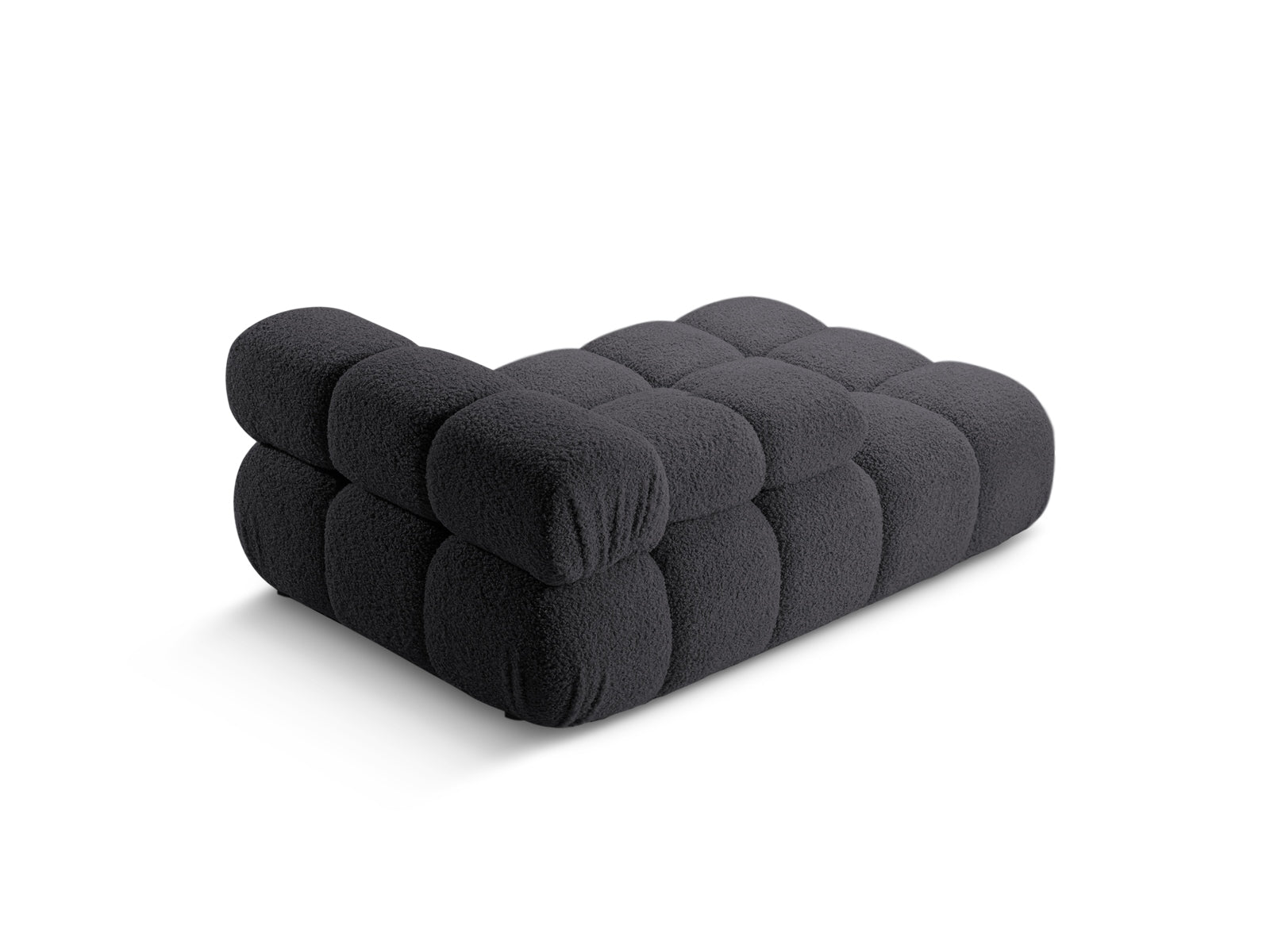 Elegantes Bellis Sofa Chaise Lounge links mit 1 Sitz, 94 cm in Graphit, ideal für stilvolle Wohnräume und entspannte Momente.