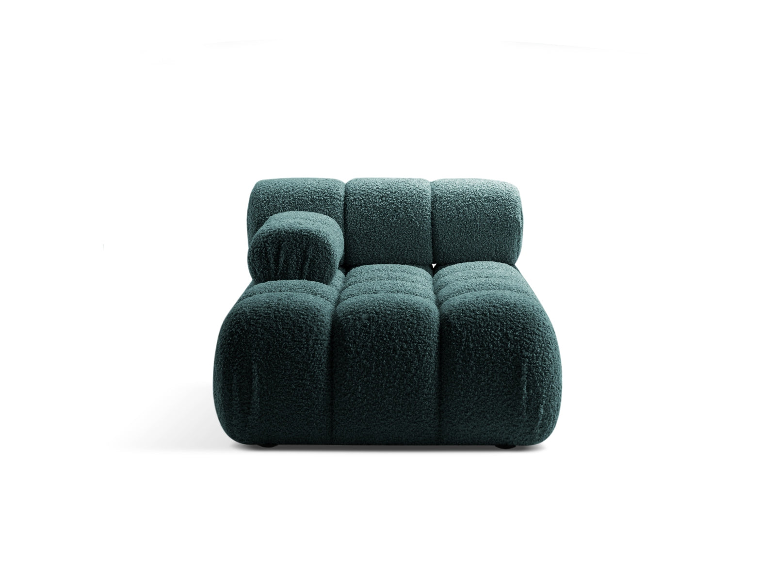 Bellis Sofa Chaise Lounge links 1 Sitz 94cm in Petrol-Rolf präsentiert im Onlineshop von KAQTU Design AG. L-Sofa links ist von Micadoni