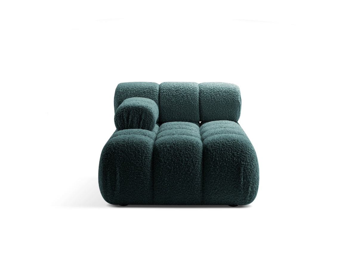 Bellis Sofa Chaise Lounge links 1 Sitz 94cm in Petrol-Rolf präsentiert im Onlineshop von KAQTU Design AG. L-Sofa links ist von Micadoni