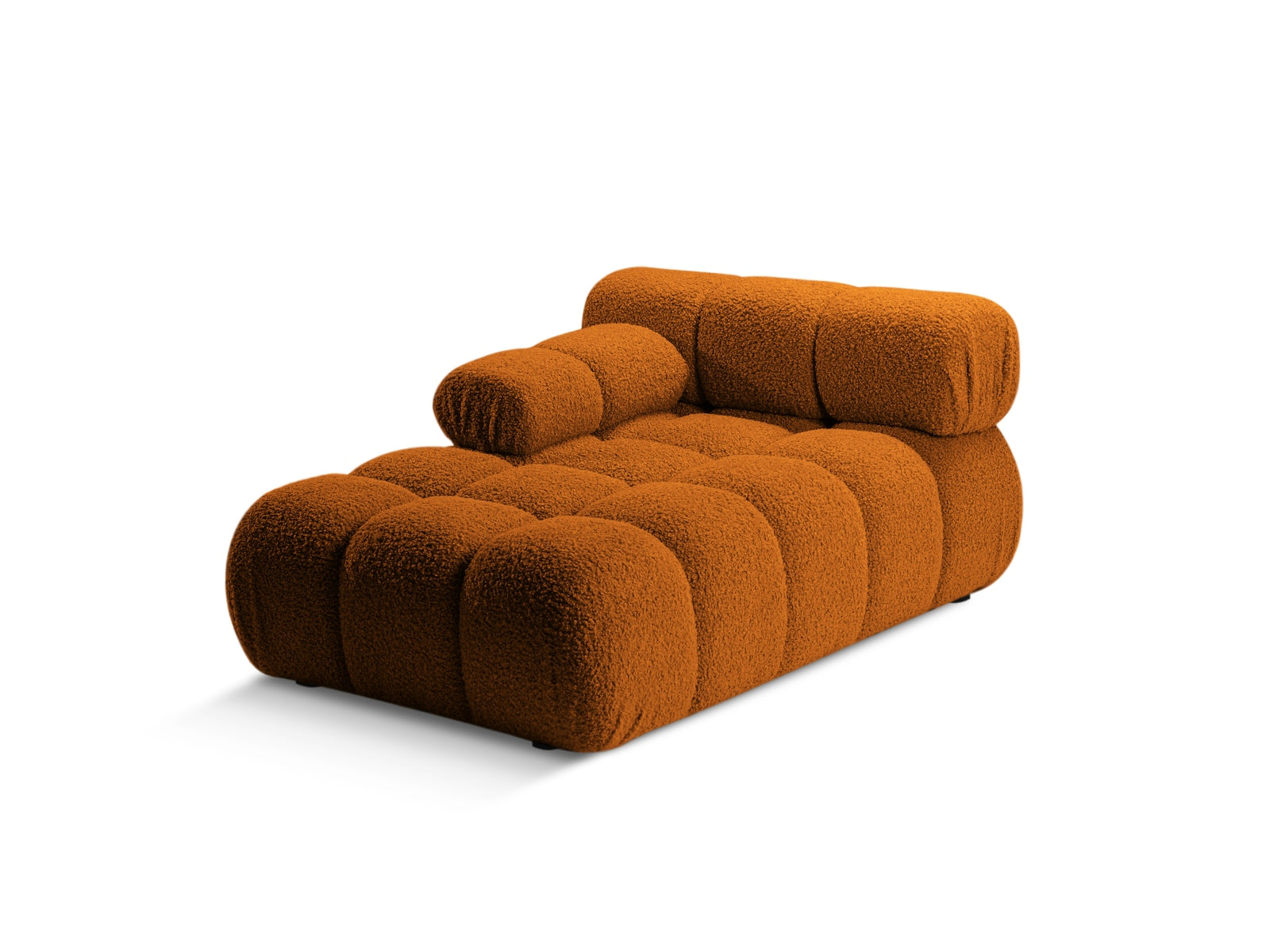 Elegantes Bellis Sofa Chaise Lounge links mit 1 Sitz und 94 cm in stilvollem Brick-Rolf, ideal für moderne Wohnräume.
