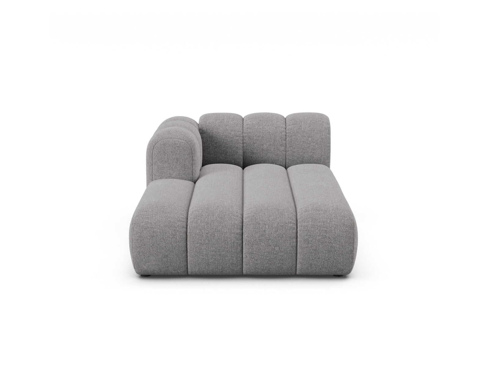 Lupine Chaise Longue links 2 Sitzer in Light Grey präsentiert im Onlineshop von KAQTU Design AG. Modulares Sofa ist von Micadoni