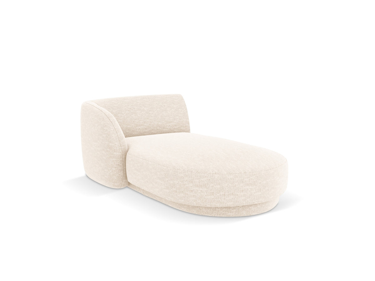 Miley Sofa Chaise Lounge links 2 Sitzer in Ivory-Eden präsentiert im Onlineshop von KAQTU Design AG. L-Sofa links ist von Micadoni