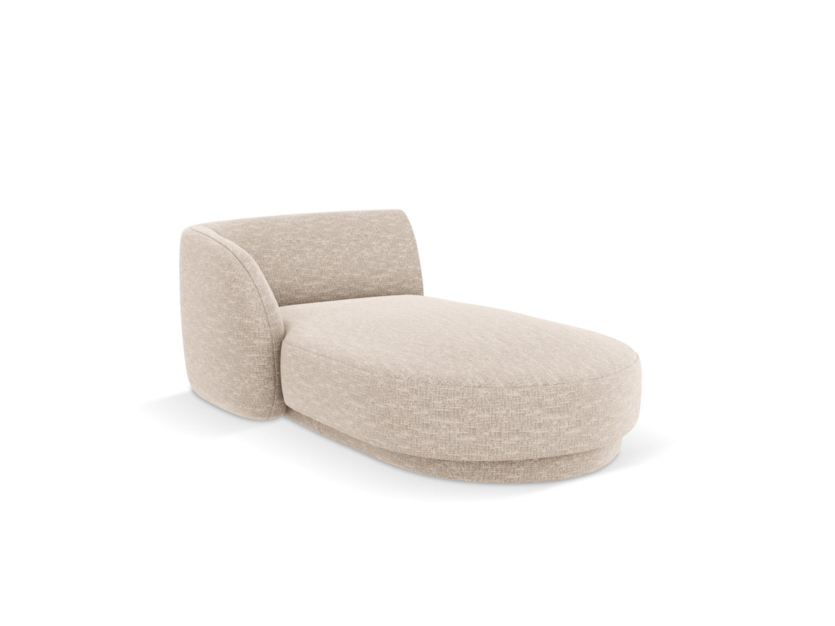 Miley Sofa Chaise Lounge links 2 Sitzer in Beige-Eden präsentiert im Onlineshop von KAQTU Design AG. L-Sofa links ist von Micadoni