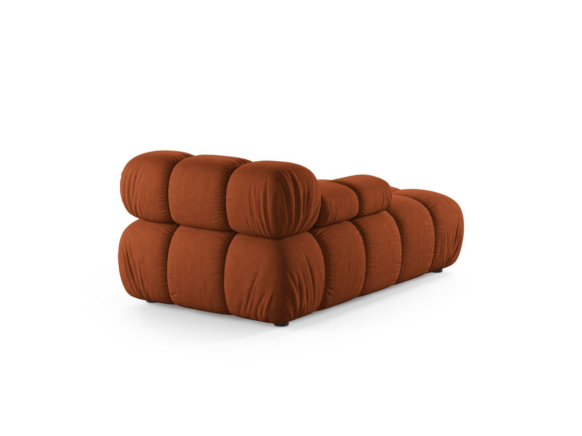 1-Sitzer Chaise Longue links Bellis in Brick-Liberty präsentiert im Onlineshop von KAQTU Design AG. Modulares Sofa ist von Micadoni