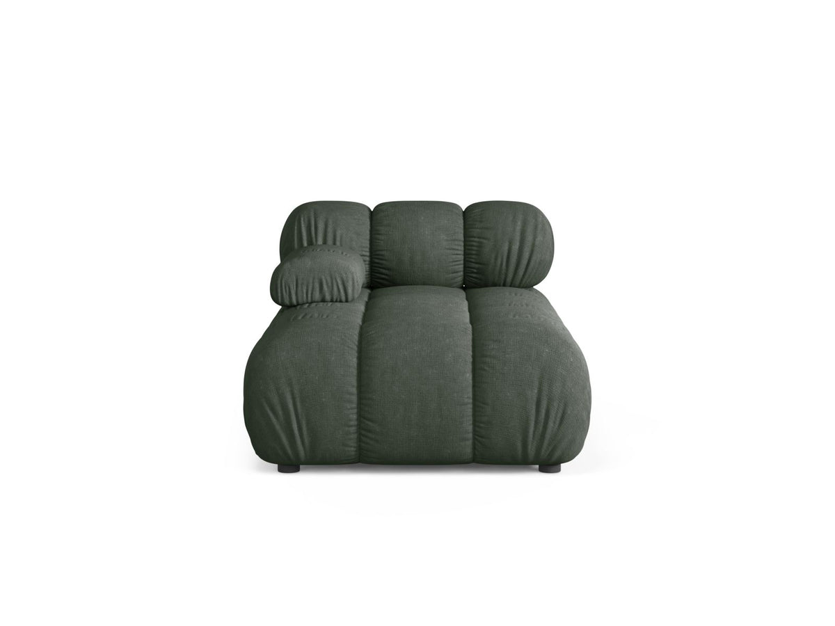 1-Sitzer Chaise Longue links Bellis in Moss Green-Liberty präsentiert im Onlineshop von KAQTU Design AG. Modulares Sofa ist von Micadoni