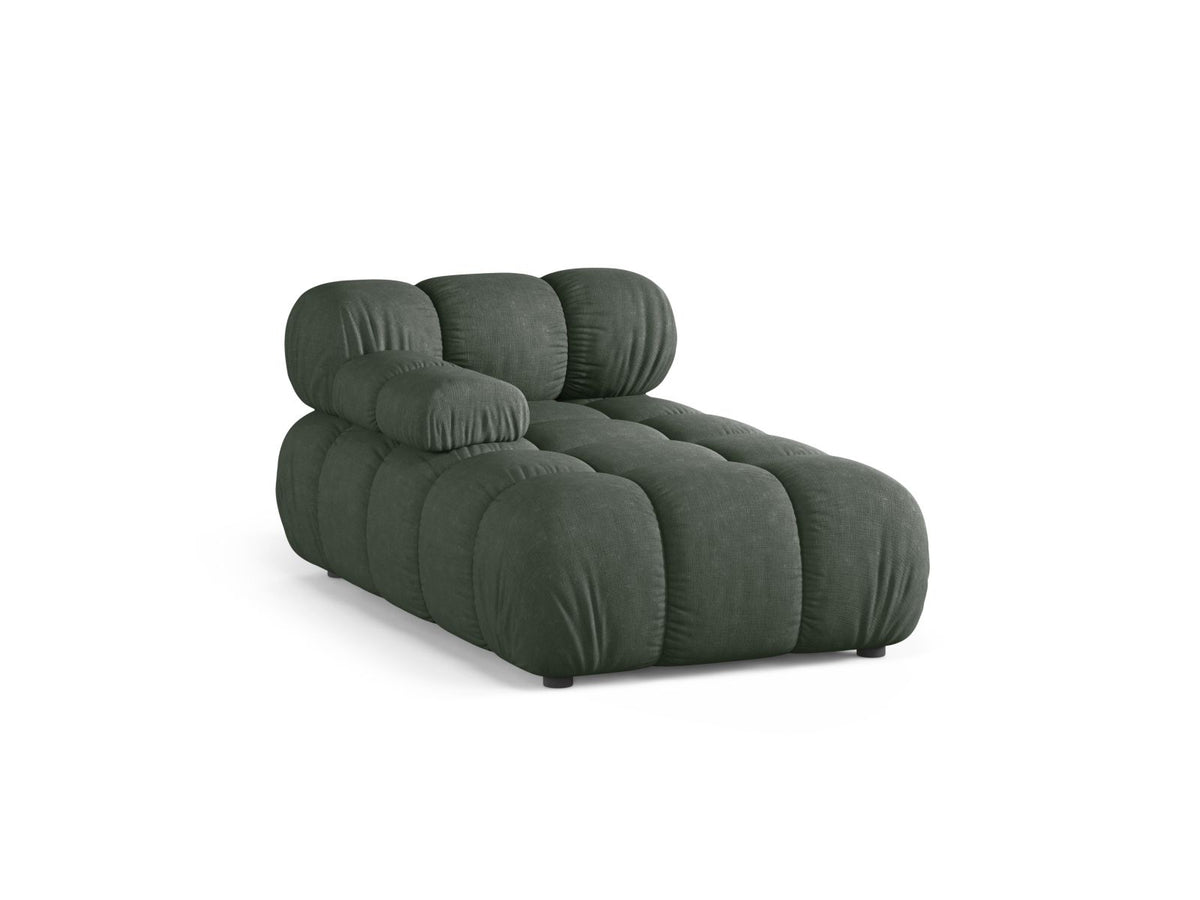 1-Sitzer Chaise Longue links Bellis in Moss Green-Liberty präsentiert im Onlineshop von KAQTU Design AG. Modulares Sofa ist von Micadoni