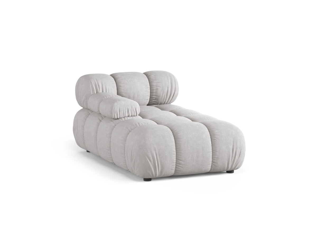 1-Sitzer Chaise Longue links Bellis in Light Grey-Liberty präsentiert im Onlineshop von KAQTU Design AG. Modulares Sofa ist von Micadoni