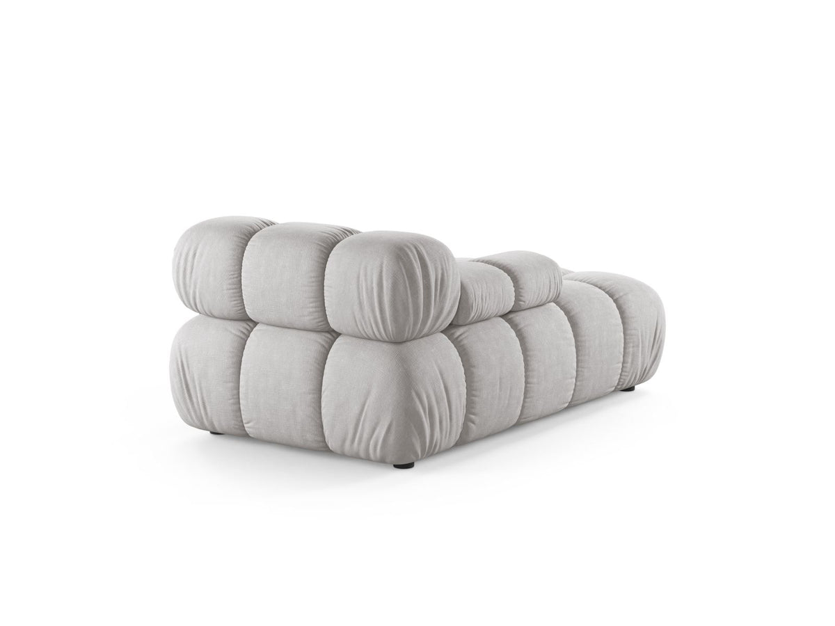1-Sitzer Chaise Longue links Bellis in Light Grey-Liberty präsentiert im Onlineshop von KAQTU Design AG. Modulares Sofa ist von Micadoni