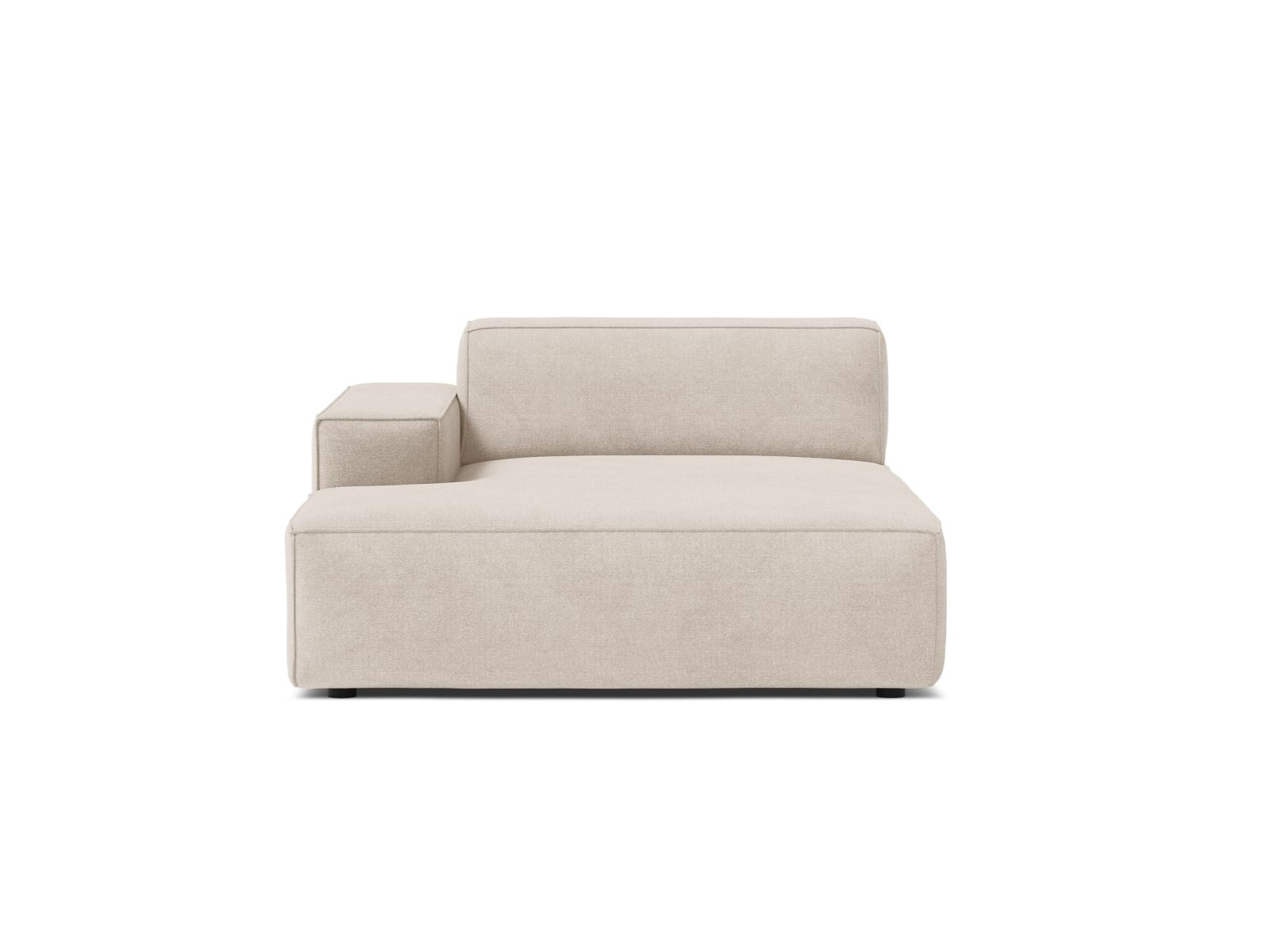1-Sitzer Chaise Longue Links Jodie in Beige-Liberty präsentiert im Onlineshop von KAQTU Design AG. Modulares Sofa ist von Micadoni