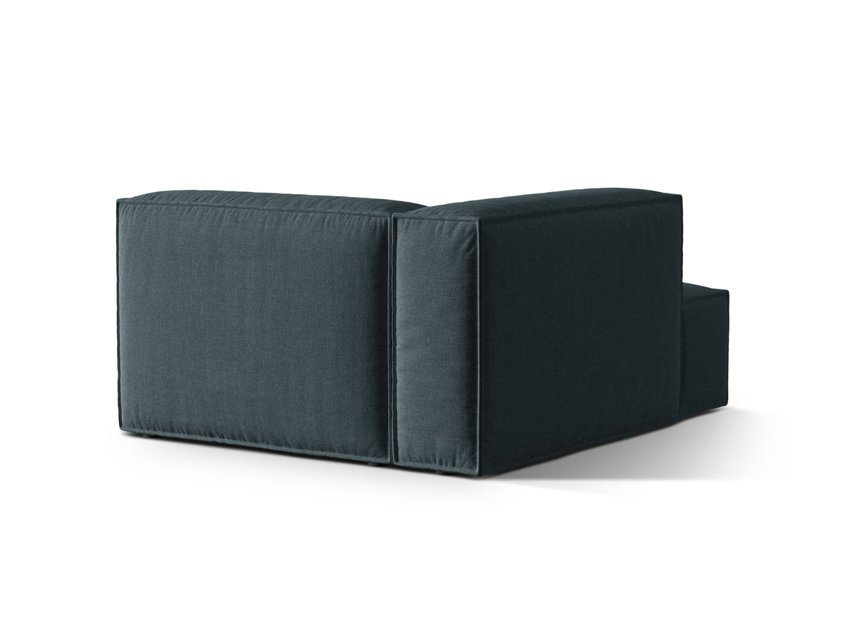 1-Sitzer Modul Chaise Longue Links Nuria in Deep Petrol-Liberty präsentiert im Onlineshop von KAQTU Design AG. Modulares Sofa ist von Micadoni