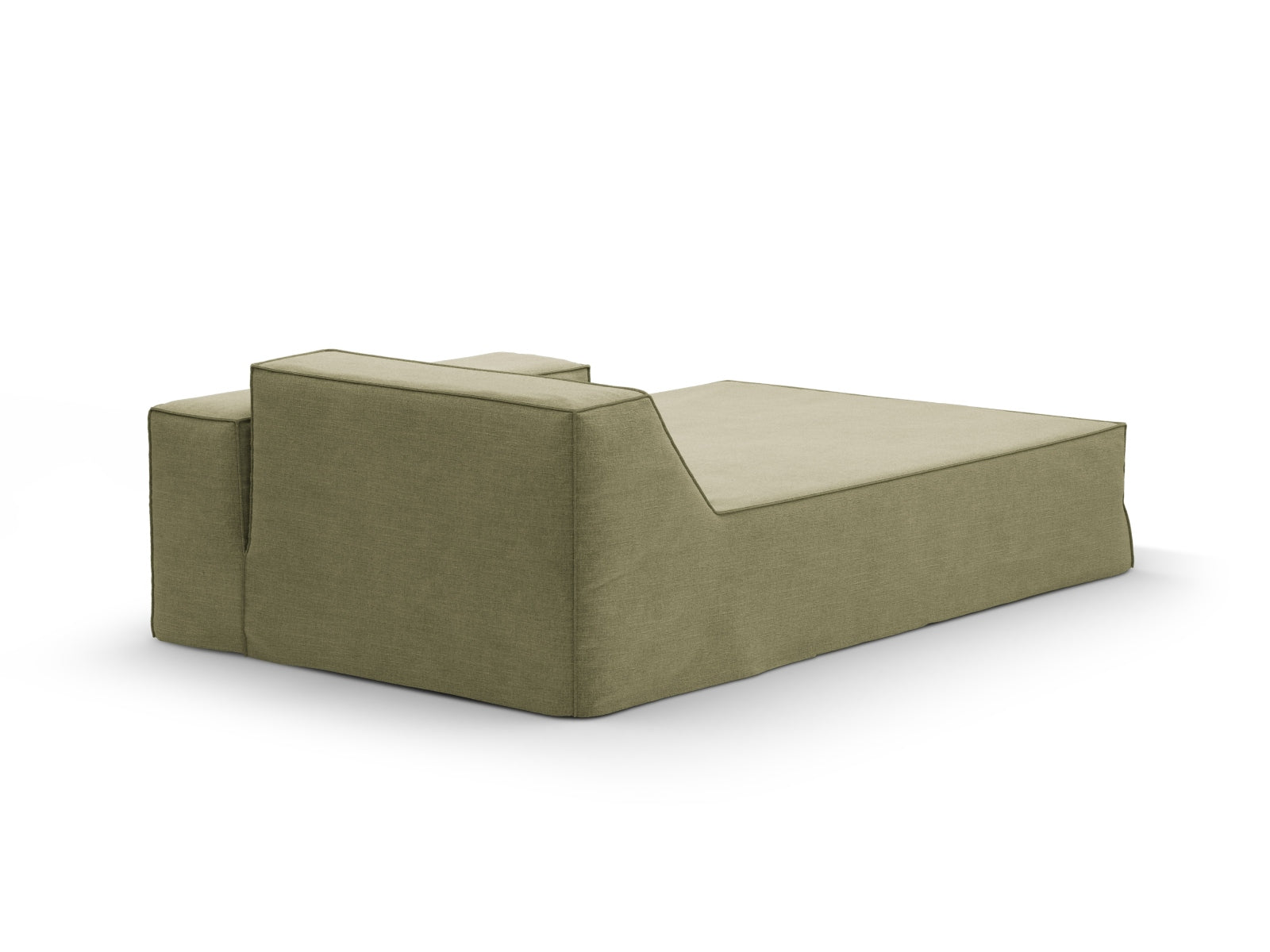Jodie Modular Chaise Longue links 1 Sitzer in Light Green präsentiert im Onlineshop von KAQTU Design AG. Modulares Sofa ist von Micadoni