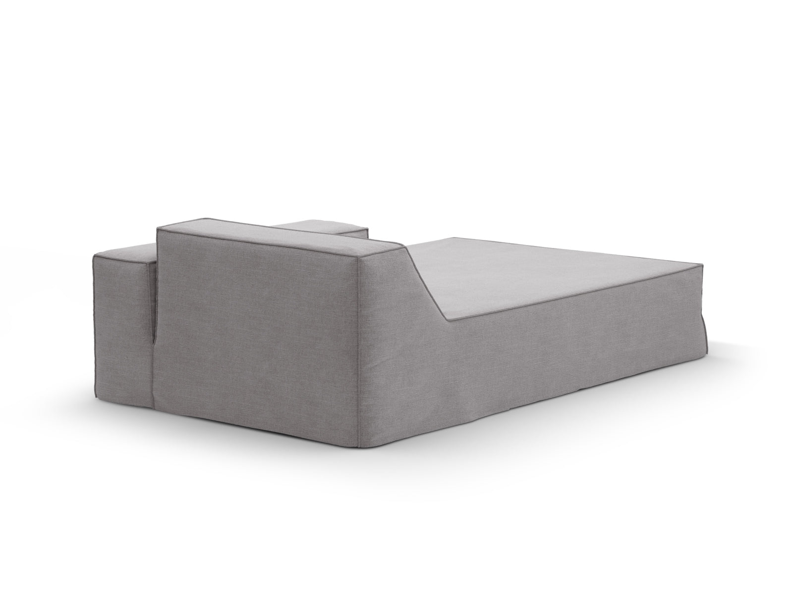 Jodie Modular Chaise Longue links 1 Sitzer in Warm grey präsentiert im Onlineshop von KAQTU Design AG. Modulares Sofa ist von Micadoni