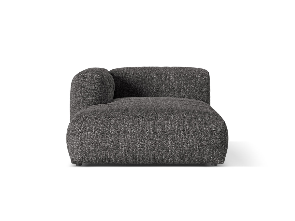 1-Sitzer Chaise Longue Links Martina in Anthracite-Monet präsentiert im Onlineshop von KAQTU Design AG. Modulares Sofa ist von Micadoni