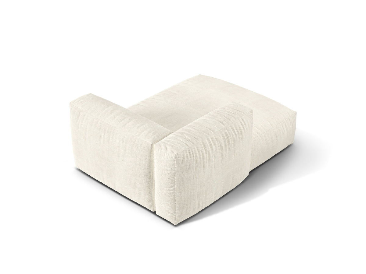 1-Sitzer Chaise Longue Links Martina in Ivory-Monet präsentiert im Onlineshop von KAQTU Design AG. Modulares Sofa ist von Micadoni