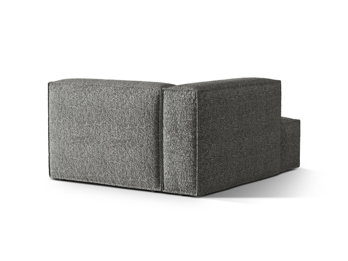 Nuria Boucle Chaise Longue links 1 Sitzer in Graphite-Monet präsentiert im Onlineshop von KAQTU Design AG. Modulares Sofa ist von Micadoni