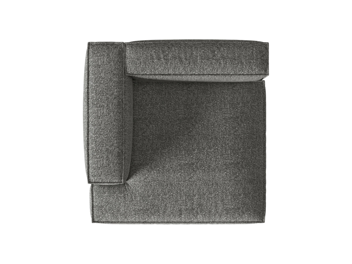 Nuria Boucle Chaise Longue links 1 Sitzer in Graphite-Monet präsentiert im Onlineshop von KAQTU Design AG. Modulares Sofa ist von Micadoni