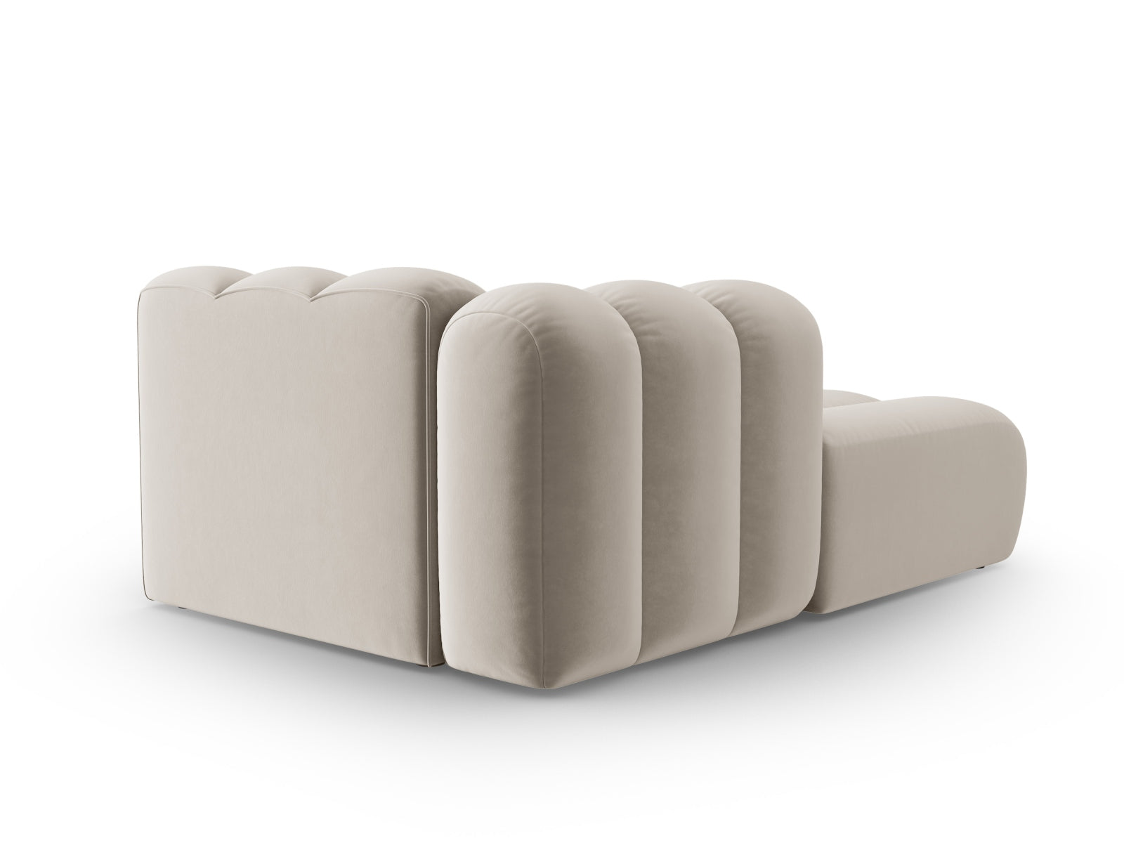 Erleben Sie das stilvolle Lupine Velour Sofa Chaise Lounge links von Micadoni – ein elegantes Möbelstück für höchsten Komfort und zeitloses Design.