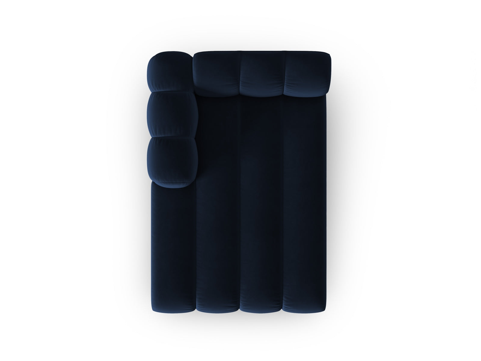 Entdecken Sie das Lupine Velour Sofa Chaise Lounge links 2 Sitzer von Micadoni – ein elegantes und komfortables Highlight für Ihr Zuhause.