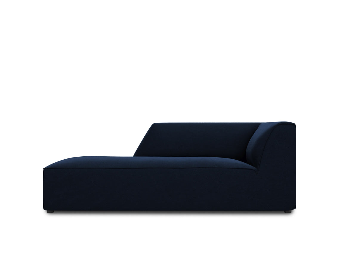 Ruby Velour Sofa Chaise Lounge links 1 Sitz in Royal Blue-Salvador präsentiert im Onlineshop von KAQTU Design AG. L-Sofa links ist von Micadoni