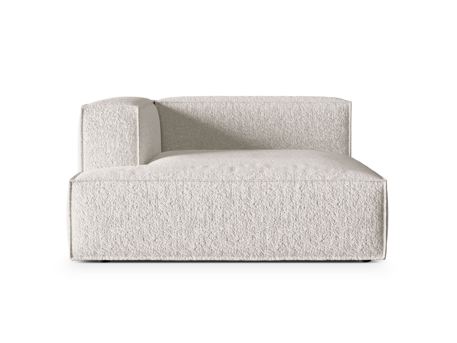 Nuria Modular Chaise Longue links 1 Sitzer in Grey Beige Melange-Monet präsentiert im Onlineshop von KAQTU Design AG. Modulares Sofa ist von Micadoni