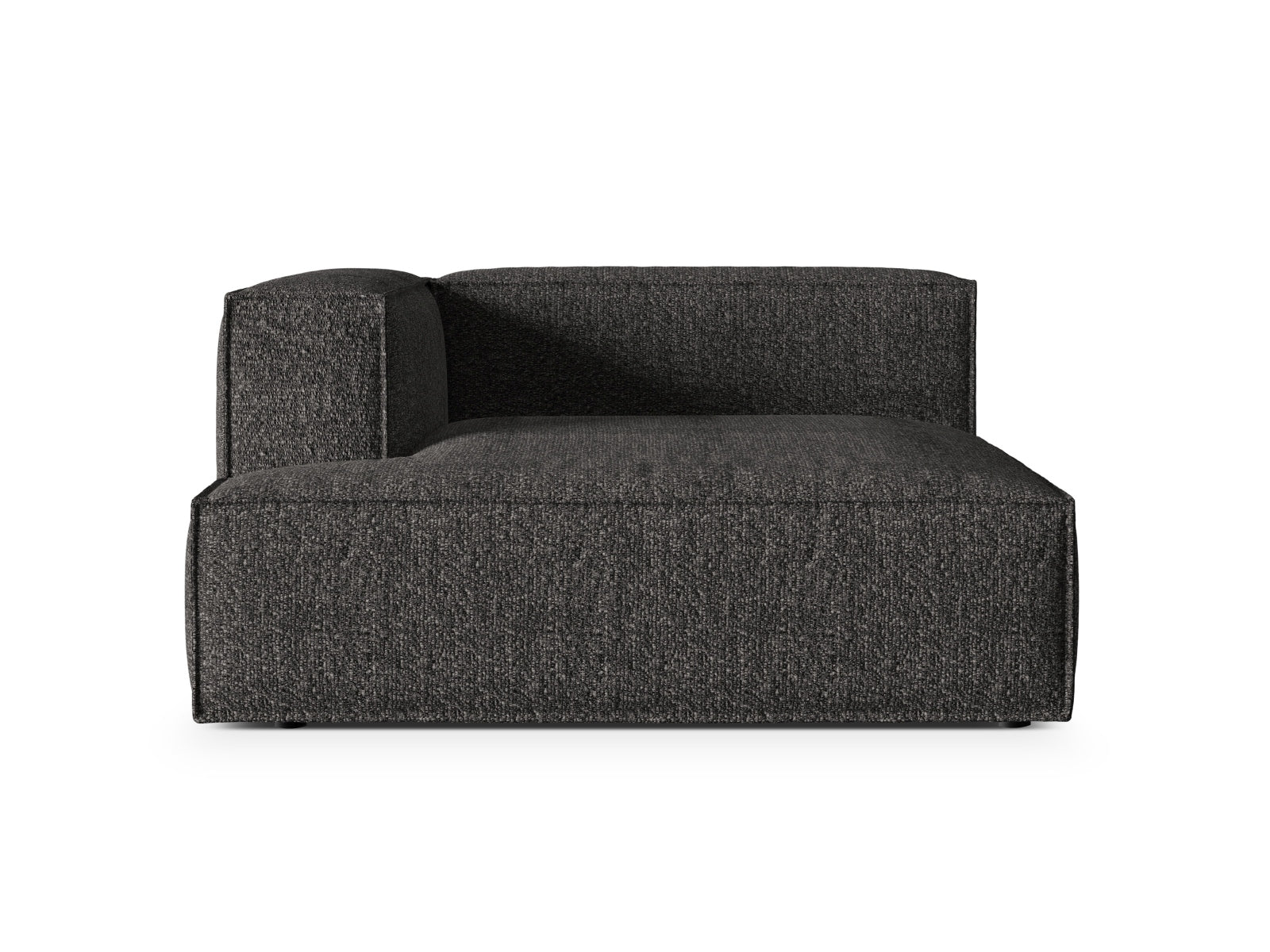 Nuria Modular Chaise Longue links 1 Sitzer in Anthracite-Monet präsentiert im Onlineshop von KAQTU Design AG. Modulares Sofa ist von Micadoni