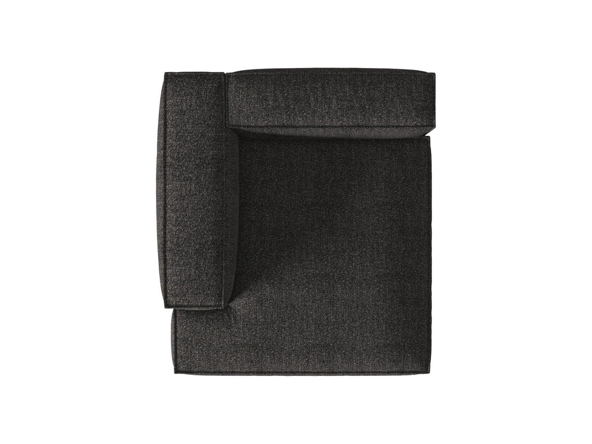 Nuria Modular Chaise Longue links 1 Sitzer in Anthracite-Monet präsentiert im Onlineshop von KAQTU Design AG. Modulares Sofa ist von Micadoni