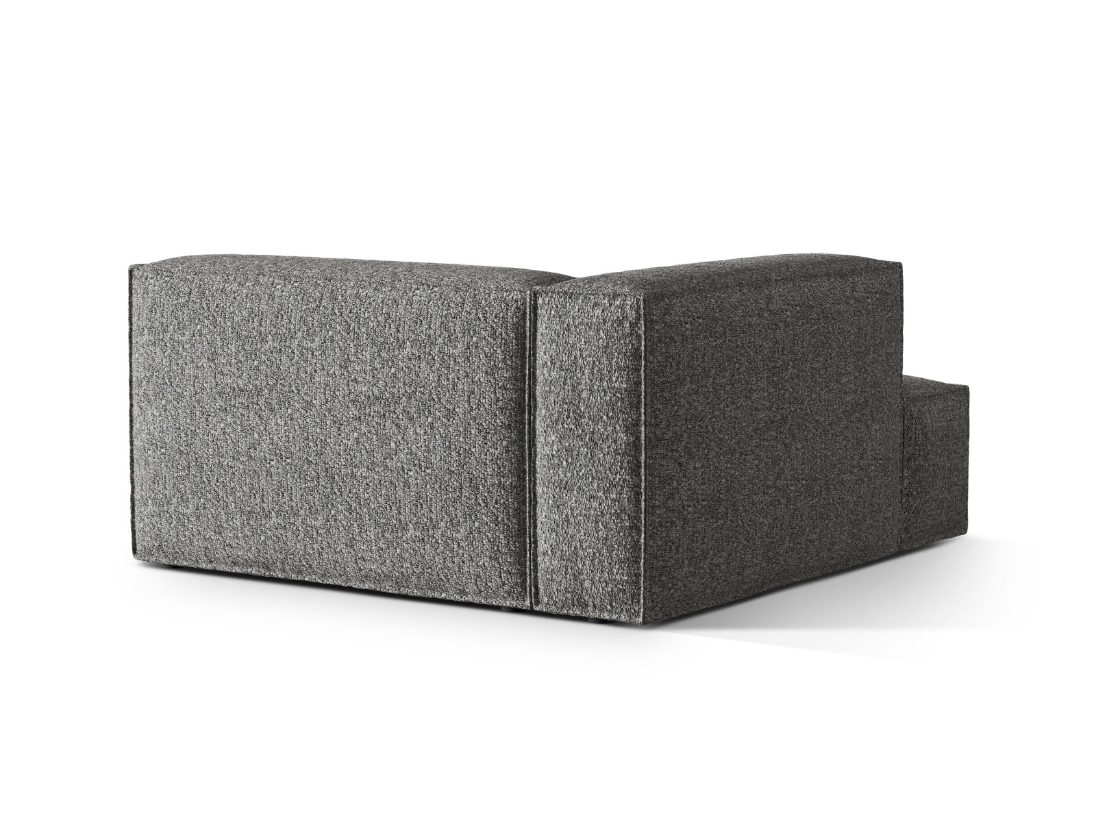 Nuria Modular Chaise Longue links 1 Sitzer in Graphite-Monet präsentiert im Onlineshop von KAQTU Design AG. Modulares Sofa ist von Micadoni