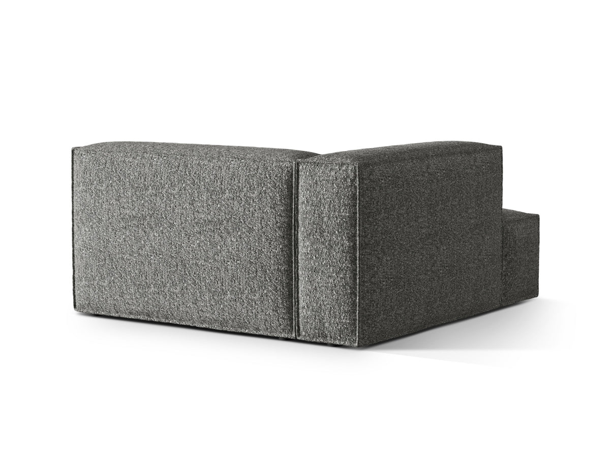 Nuria Modular Chaise Longue links 1 Sitzer in Graphite-Monet präsentiert im Onlineshop von KAQTU Design AG. Modulares Sofa ist von Micadoni