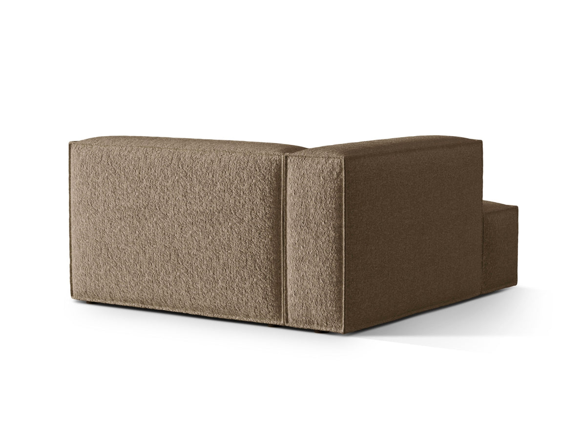 Nuria Modular Chaise Longue links 1 Sitzer in Cappuccino-Monet präsentiert im Onlineshop von KAQTU Design AG. Modulares Sofa ist von Micadoni