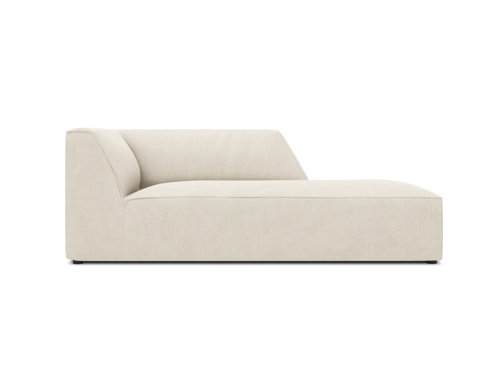 Ruby Sofa Chaise Lounge rechts 1 Sitz in Light Beige präsentiert im Onlineshop von KAQTU Design AG. L-Sofa rechts ist von Micadoni