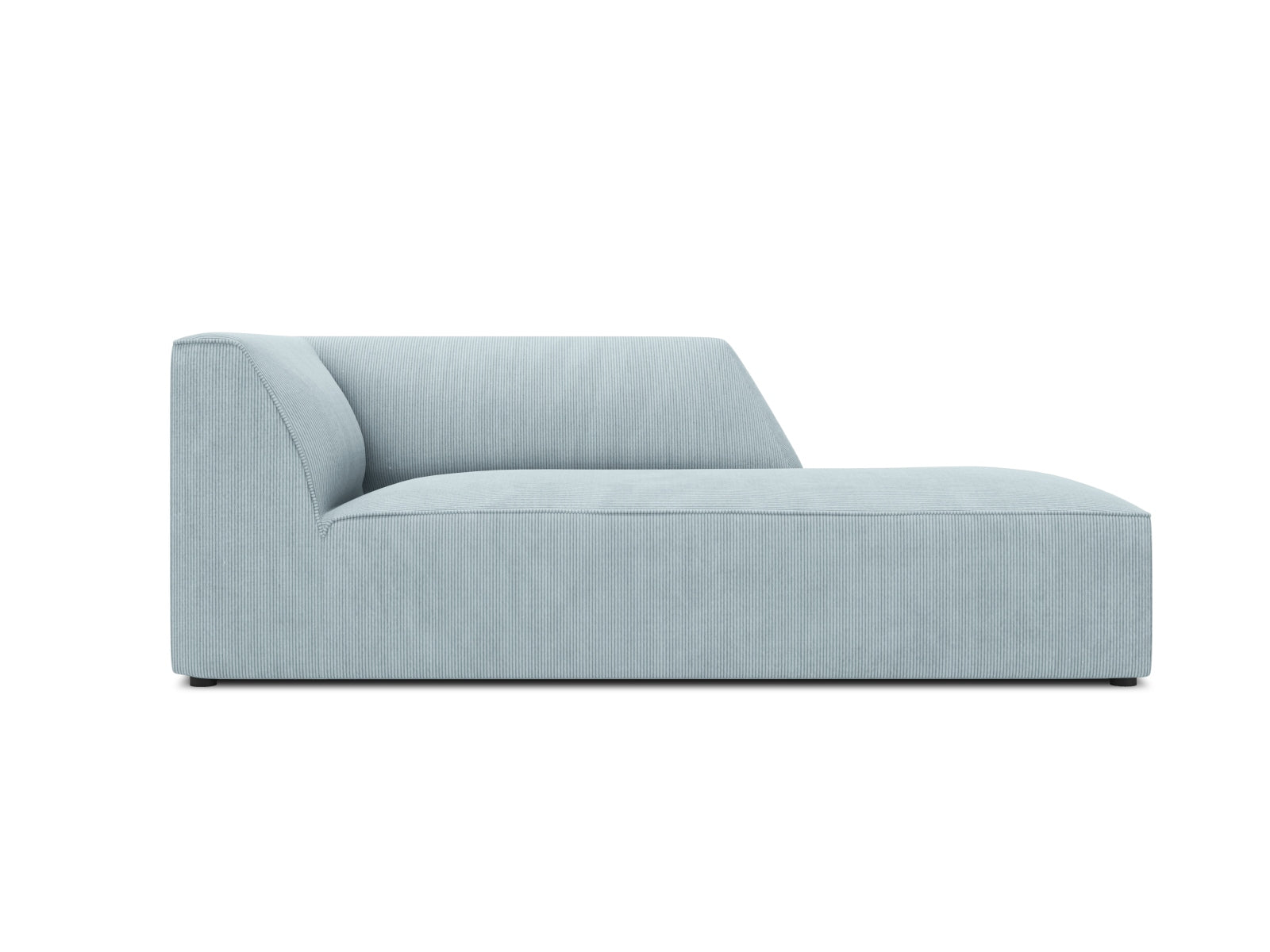 Ruby Sofa Chaise Lounge rechts 1 Sitz in Light Blue-Scala präsentiert im Onlineshop von KAQTU Design AG. L-Sofa rechts ist von Micadoni