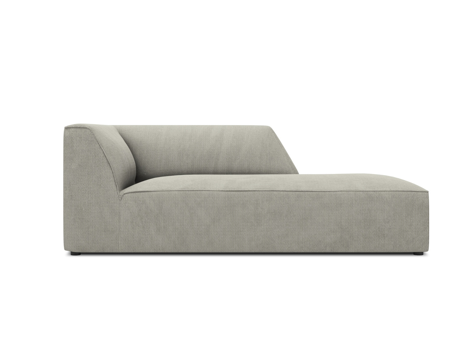 Ruby Sofa Chaise Lounge rechts 1 Sitz in Light Grey präsentiert im Onlineshop von KAQTU Design AG. L-Sofa rechts ist von Micadoni
