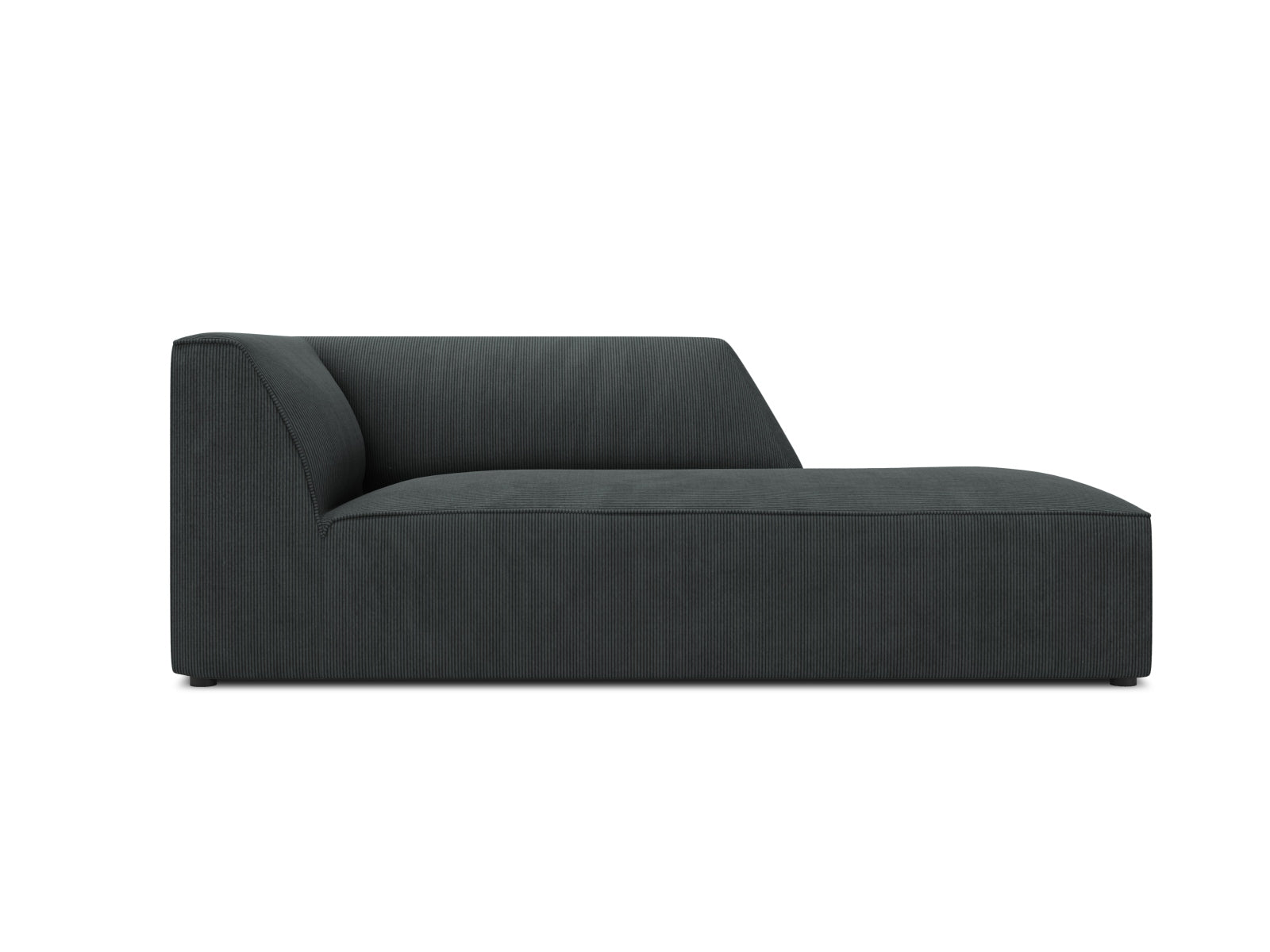 Ruby Sofa Chaise Lounge rechts 1 Sitz in Black-Scala präsentiert im Onlineshop von KAQTU Design AG. L-Sofa rechts ist von Micadoni