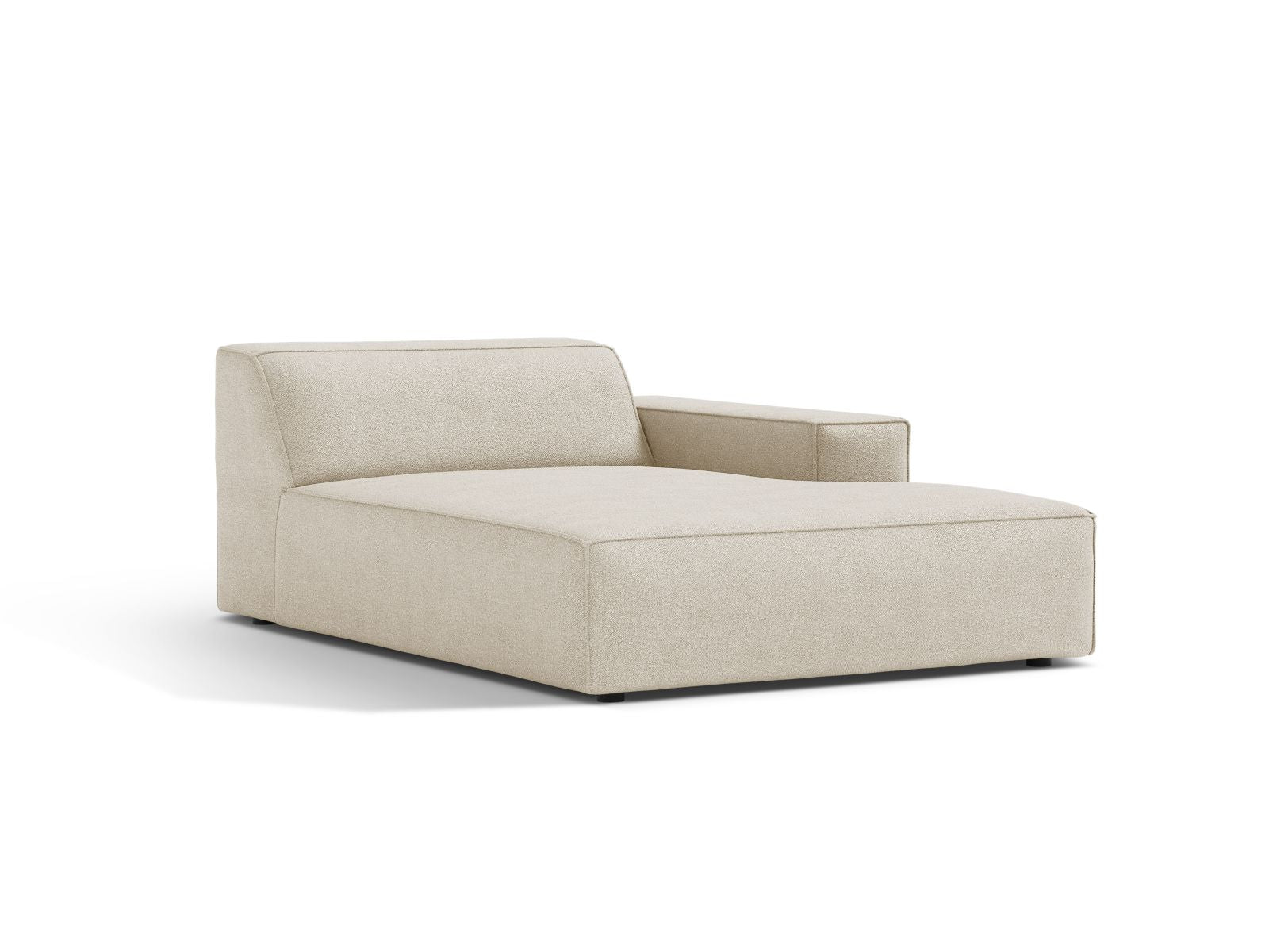 1-Sitzer Chaise Longue Rechts Jodie in Beige-Baloo präsentiert im Onlineshop von KAQTU Design AG. Modulares Sofa ist von Micadoni