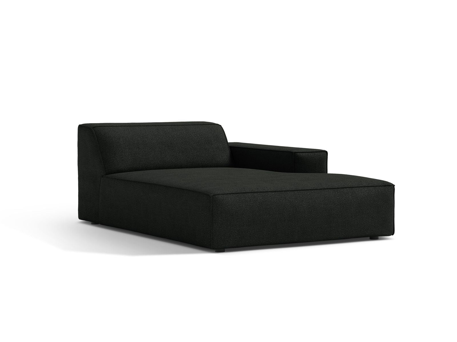 1-Sitzer Chaise Longue Rechts Jodie in Black-Baloo präsentiert im Onlineshop von KAQTU Design AG. Modulares Sofa ist von Micadoni