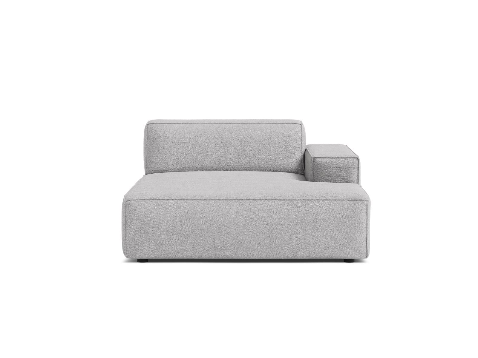 1-Sitzer Chaise Longue Rechts Jodie in Light Grey-Baloo präsentiert im Onlineshop von KAQTU Design AG. Modulares Sofa ist von Micadoni