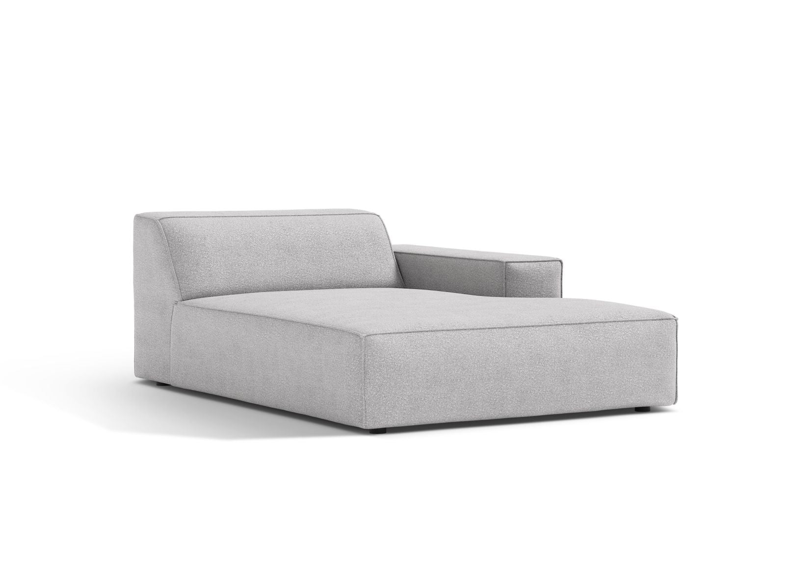 1-Sitzer Chaise Longue Rechts Jodie in Light Grey-Baloo präsentiert im Onlineshop von KAQTU Design AG. Modulares Sofa ist von Micadoni