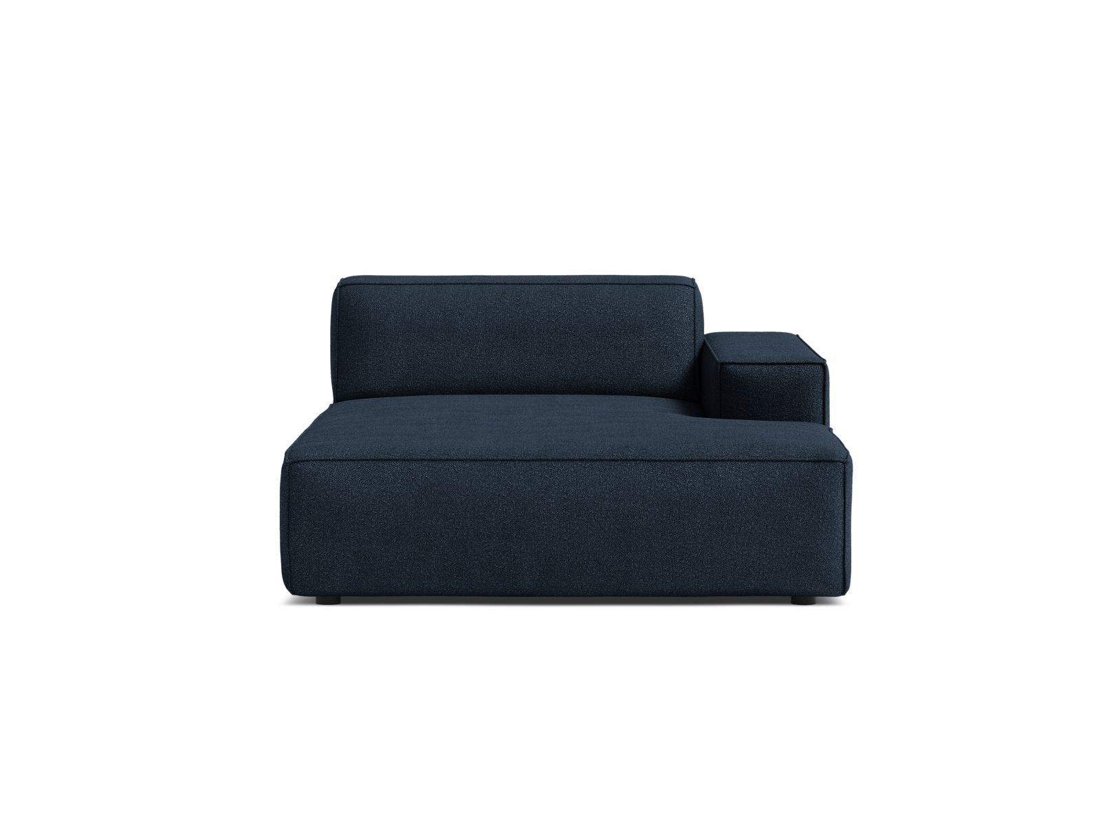 1-Sitzer Chaise Longue Rechts Jodie in Dark Blue-Baloo präsentiert im Onlineshop von KAQTU Design AG. Modulares Sofa ist von Micadoni