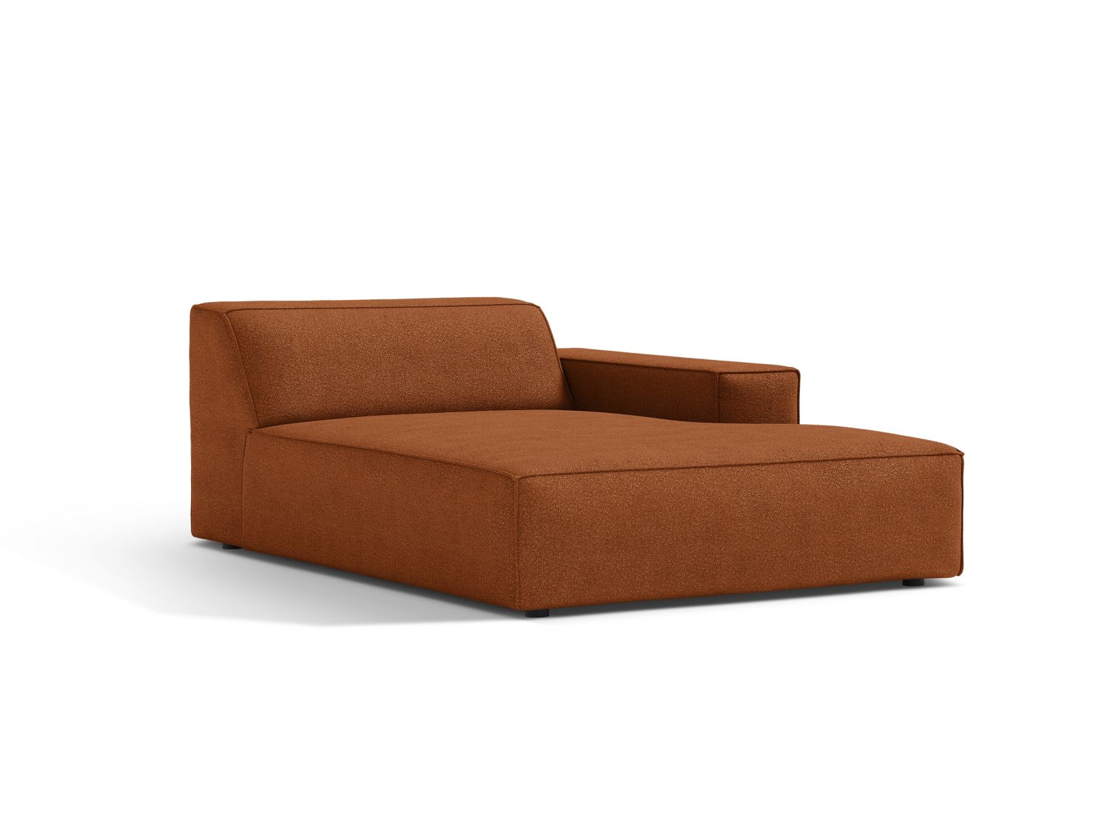1-Sitzer Chaise Longue Rechts Jodie in Terracotta-Baloo präsentiert im Onlineshop von KAQTU Design AG. Modulares Sofa ist von Micadoni
