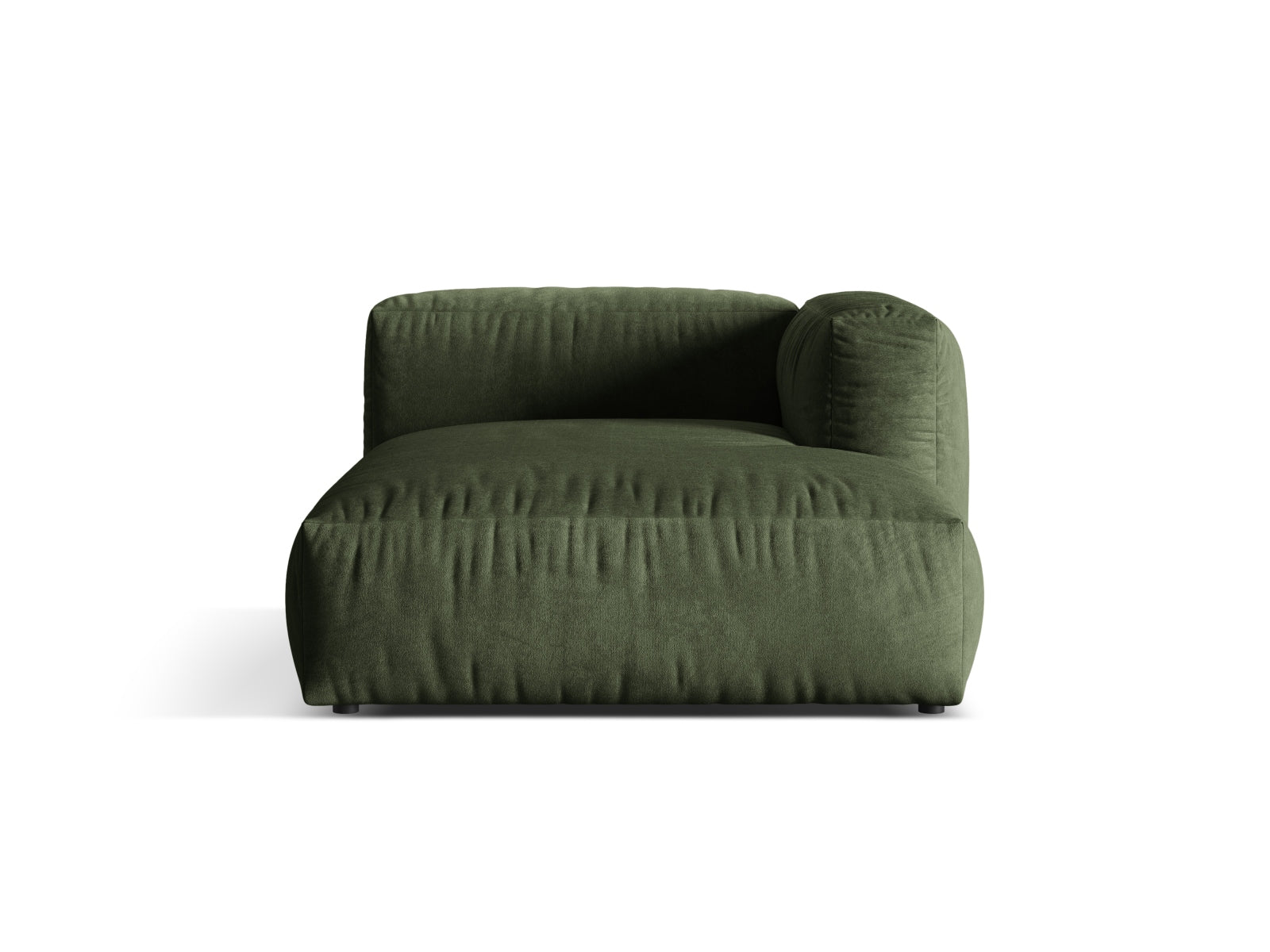 Martina Sofa Chaise Lounge rechts 1 Sitz in Green präsentiert im Onlineshop von KAQTU Design AG. L-Sofa rechts ist von Micadoni