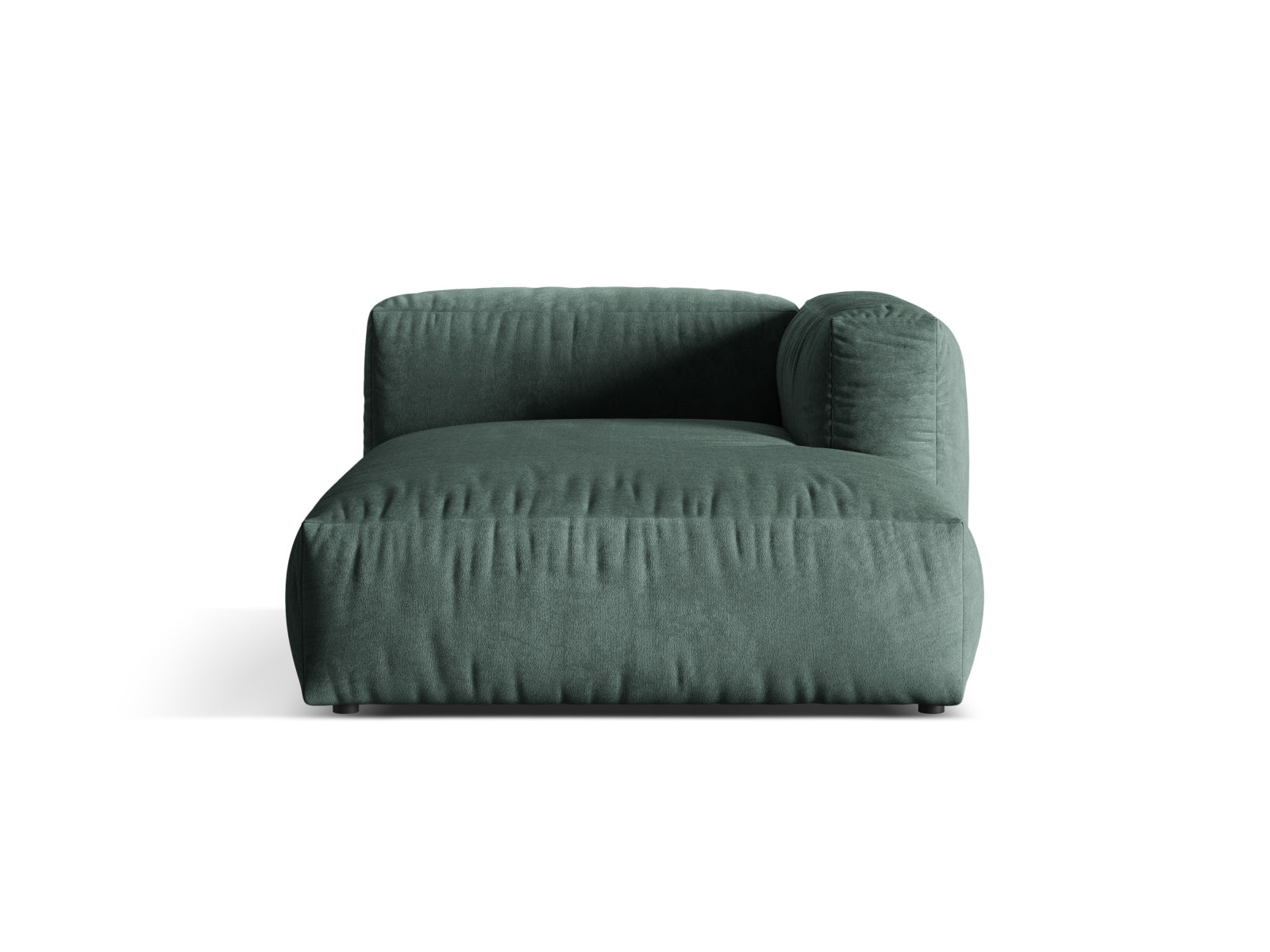 Martina Sofa Chaise Lounge rechts 1 Sitz in Petrol präsentiert im Onlineshop von KAQTU Design AG. L-Sofa rechts ist von Micadoni