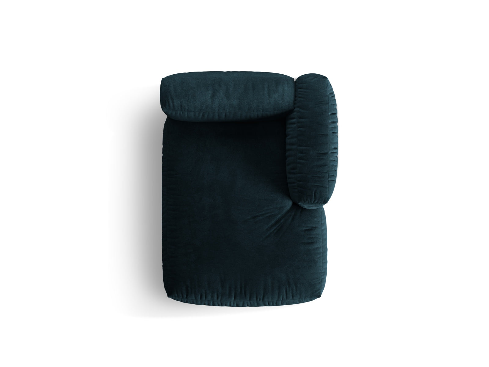 Elegantes Martina Sofa Chaise Lounge rechts in trendigem Petrol, ideal für stilvolle Wohnräume und entspannende Momente.